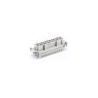 Insert HVE, Raccordement à Sertir, femelle, 12 pin, 16A, Polycarbonate, 24B|48B 